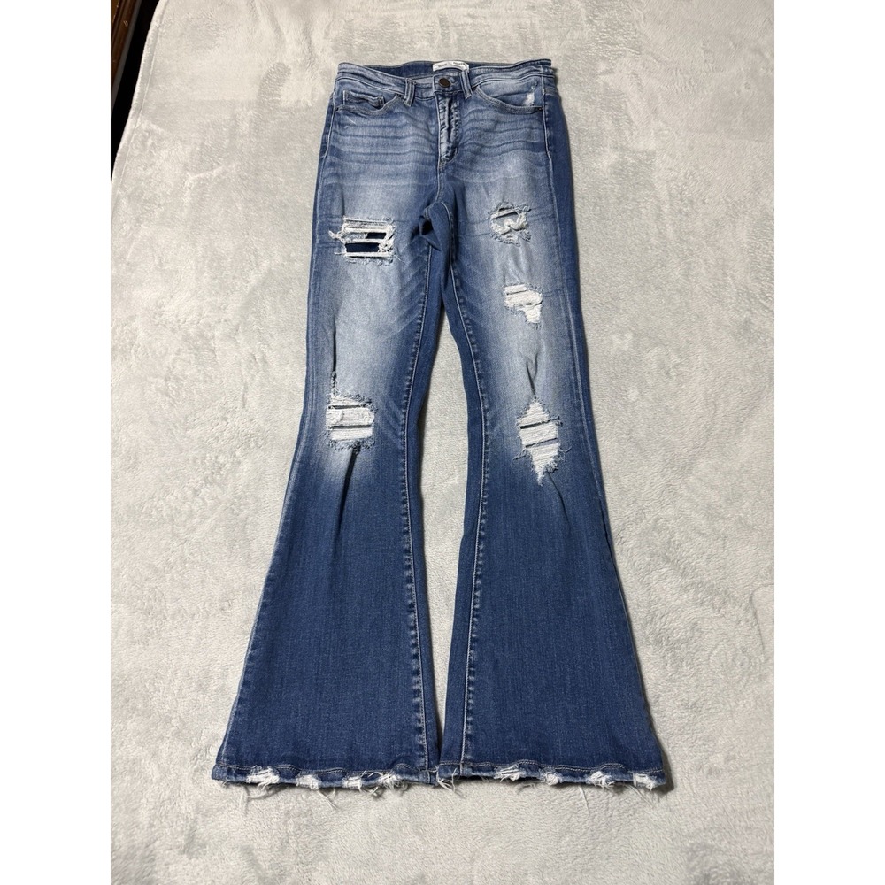 Buckle BKE Parker Womens 26x30 Universal Fit High Rise Flare Denim Jeans
